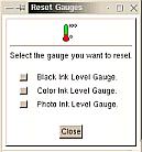 Reduced Image of Ink Gauge Reset Window